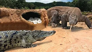 Этот Крокодил Был Обречен! Редкие сражения Животных Снятые На Камеру...