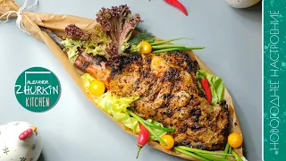 БАРАНЬЯ НОГА в духовке/Новогодний рецепт/Рецепт маринада для мяса/Как запечь баранину в духовке