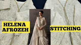 Afrozeh Custome Stitching The Brides Edit 2023 Code Helena For Azad Khasmeer #usmanfashion #afrozeh