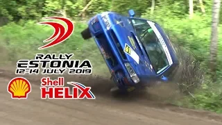 Shell Helix Rally Estonia 2019. Actions/Jump/Crashes.