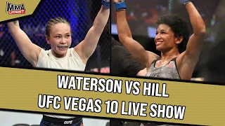 Michelle Waterson vs Angela Hill | UFC Vegas 10 Pre-Fight Show LIVE | MMA Latest