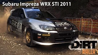 DiRT Rally: Flugzeugring. Germany ADAC WRC. Subaru Impreza WRX STI 2011.