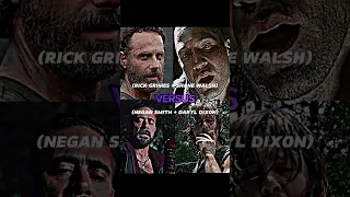 Rick Grimes and Shane Walsh vs Negan Smith and Daryl Dixon | Battle #shanewalsh