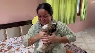 Surprise Mom And sanchi | ❤️Oreo wapis  La Aya Main🤨Mom Got Emotional.