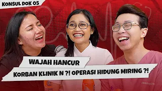 WAJAH HANCUR KORBAN KLINIK N ?! OPERASI HIDUNG MIRING ?!