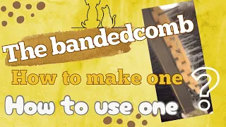 The banded comb and how to make one. #bandedcomb