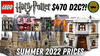 $470 Diagon Alley or Hogwarts Castle Expansion?? LEGO Harry Potter Summer 2022 Prices!