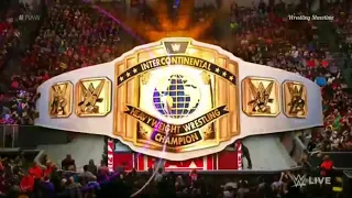WWE SETH ROLLINS VS BARON CORBIN RAW 2018 TLC MATCH INTERCONTINENTAL CHAMPIONSHIP