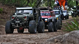 TRX4 Range Rover Classic'JK Rubicon'R1'CheroKee'JY Wrangler' Rock Racer Group Trail