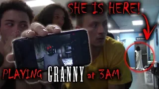 (GRANNY IS HERE) PLAYING GRANNY AT 3 AM AND SHE CAME TO US!
