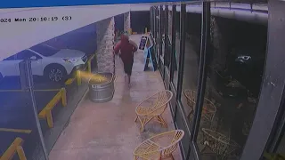 Video shows moments when law enforcement were chasing serial robbery suspect