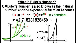 Algebra Ch 46: Exponential Functions (7 of 12) What is Euler's Number?