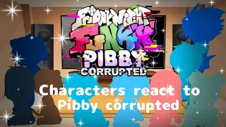 Characters react to Pibby corrupted//GCRV