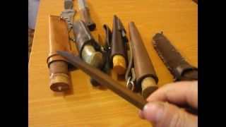 Обзор моих охотничих ножей .review of my hunting knives