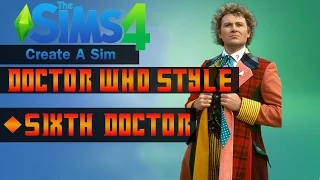 Creating the Sixth Doctor | The Sims 4 Create A Sim | Doctor Who Style