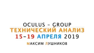 Технический обзор рынка Форекс на неделю: 15 - 19 Апреля 2019 от Максима Лушникова