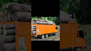 TRUCK TRONTON Fuso 220Ps Muat Kayu Hutan part1 || Rc Truck