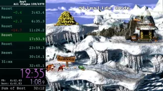 DKC Any% All Stages - 32:33
