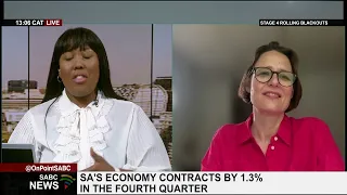 SA's economy contracts by 1.3% in the fourth quarter: Kim Silberman weighs in