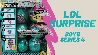 LOL Surprise Boys Series 4 Full Case Unboxing Toy Review | TadsToyReview