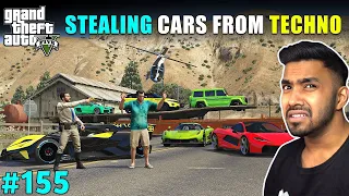 STEALING CARS FROM TECHNO GAMERZ SHOWROOM | GTA V GAMEPLAY #155 | TECHNO GAMERZ GTA 5