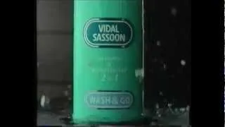 reclame - vidal sassoon wash & go