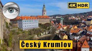 Český Krumlov streets Walking tour: UNESCO Heritage Magic 🇨🇿 Czech Republic 4k HDR ASMR