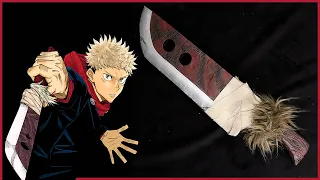Tutorial: How to make Yuji Itadori's sword | Jujutsu Kaisen | (Tozama) | FREE PATTERNS