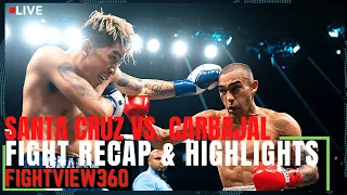 Lackluster RETURN? Santa Cruz vs. Carbajal Recap & Highlights | Opponent Had ONE ARM! | Magsayo?