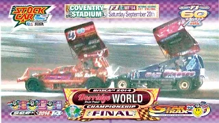 BriSCA F1 StockCar Racing 2014 World Final, Coventry September 20th