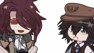 ranpo and Edgar Allan Poe teasing each other enjoy!!