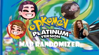 4 Streamers, 1 Pokemon Platinum Map Randomizer
