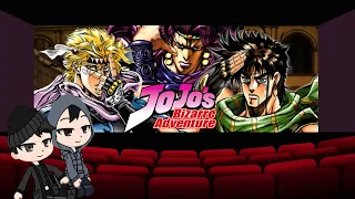 Реакция персонажей Tiny Bunny на JJBA Battle Tendency