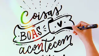 5 truques FÁCEIS para arrasar nos títulos com lettering e marca texto!