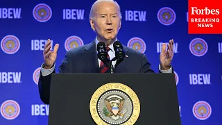 BREAKING NEWS: Biden Speaks To International Brotherhood of Electrical Workers Conference In D.C.