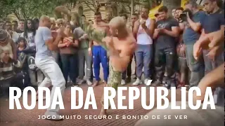 Capoeira praça da República - Tito santos e Tadeu -  jogo duro e bonito de se ver