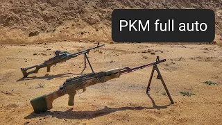 PKM standing Full auto fun