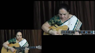 #Neera bittu nelada mele#  Kannada film song Guitar Rendition by Sandhya Raman Shivamogga