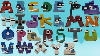 alphabet lore Building Blocks MOC Alphabet Lore with Lego A-Z ASMR and satisfying アルファベットの伝承 字母怪積木