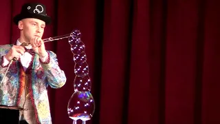 Шоу Мыльных пузырей - Дмитрий Зарубин в ЦДРИ soap bubble show