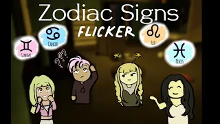 Different Zodiac signs in Roblox Flicker