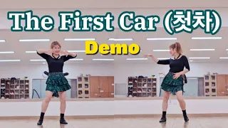 [Demo]The First Car (첫차)/Beginner/초급라인댄스/트로트라인댄스 #연천군라인댄스