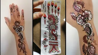 How to use Henna Stickers / Mehndi Tattoo / Review / Link 👇