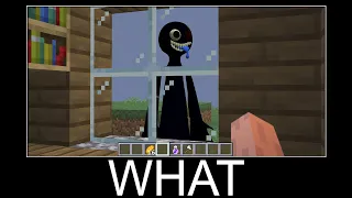 Black Rainbow Friend in Minecraft wait what meme part 245