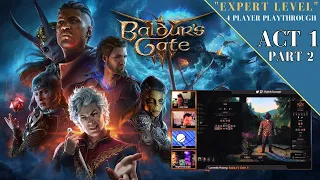 Baldur's Gate 3 | Co-op "Tactician" multiplayer - Act 1 - Part 1 - "Expert Level" playthrough