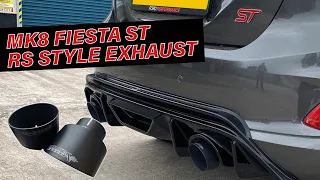 MILLTEK RS STYLE EXHAUST FOR THE MK8 ST - INSTALL AND SOUND CLIPS