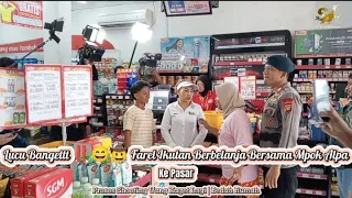 Lucu Bangett | Farel & Mpok Alpa belanja di Pasar | Proses shooting uang kaget lagi