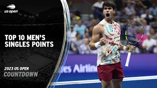 Top 10 Men's Singles Points of the Tournament | 2023 US Open