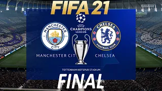 FIFA 21 Manchester City vs Chelsea | Champions League 2021 Final | PS4 Full Match