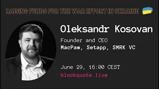 What it's like to run a Ukrainian business during war: Oleksandr Kosovan, CEO of MacPaw